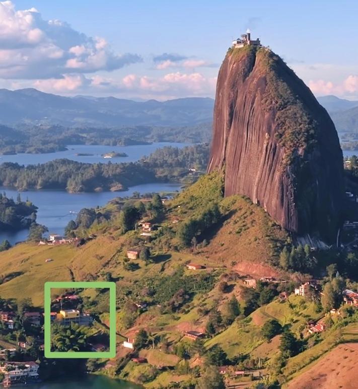Descanso Bajo La Piedra Del Penol Guatapé Kültér fotó